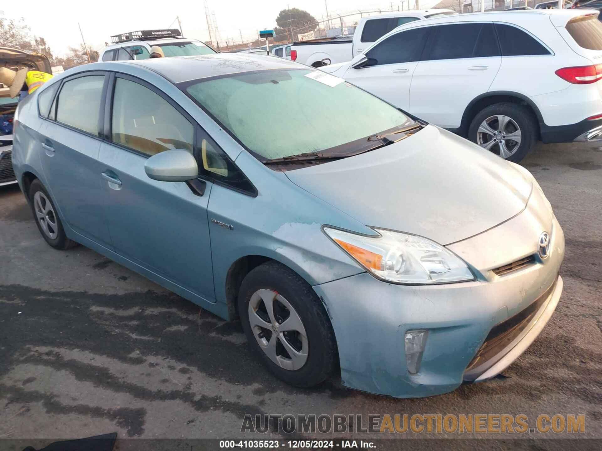 JTDKN3DUXF1997102 TOYOTA PRIUS 2015