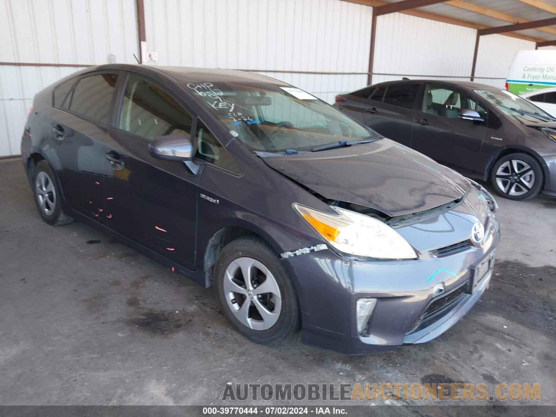 JTDKN3DUXF2000206 TOYOTA PRIUS 2015