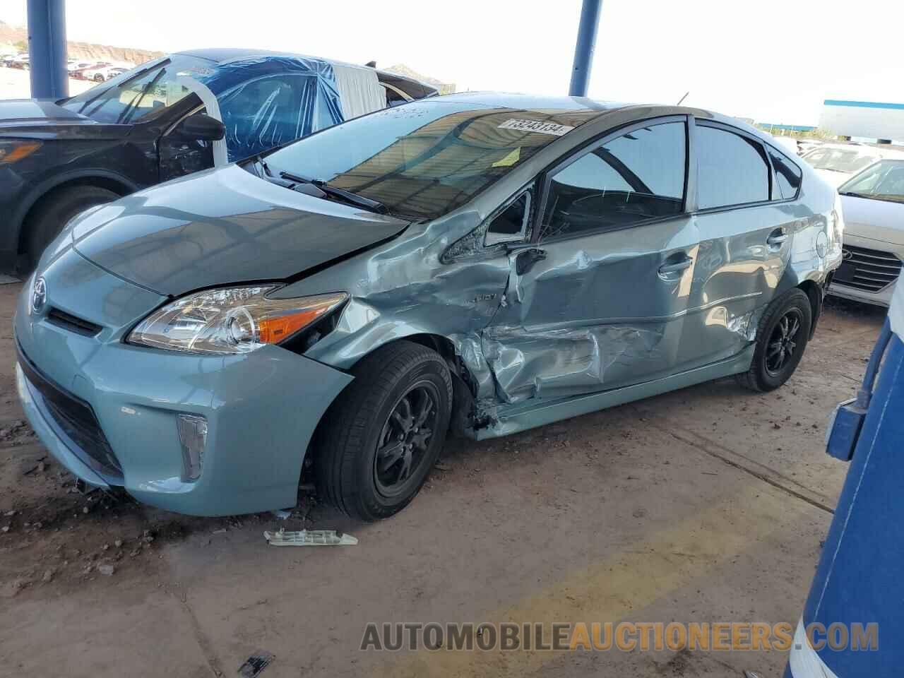 JTDKN3DUXF2004840 TOYOTA PRIUS 2015