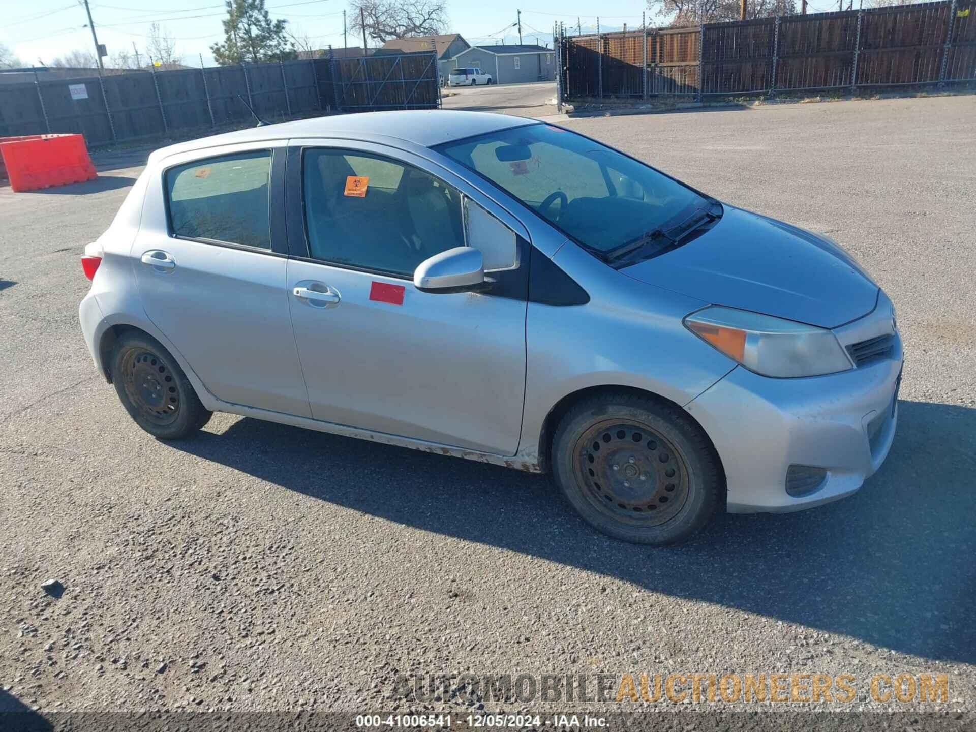 JTDKTUD37CD529311 TOYOTA YARIS 2012