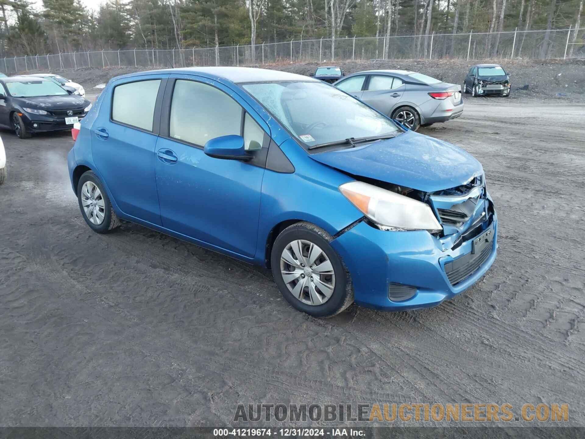 JTDKTUD37CD539286 TOYOTA YARIS 2012