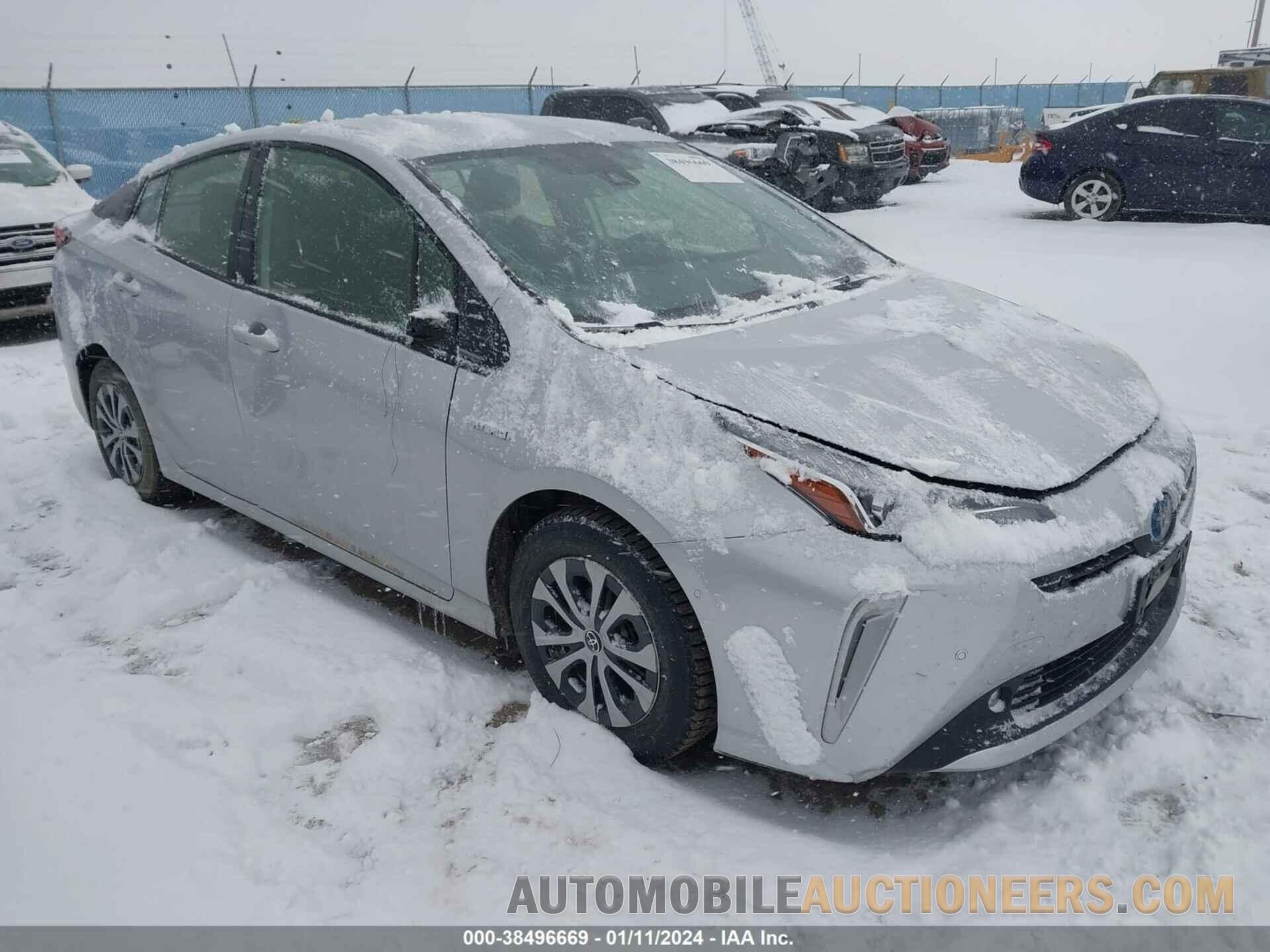 JTDL9MFU0M3026168 TOYOTA PRIUS 2021