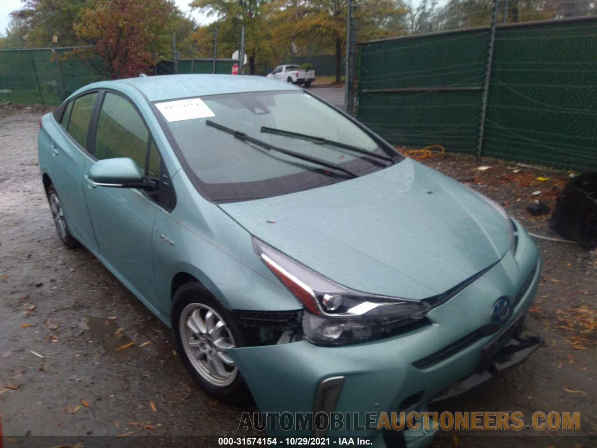 JTDL9MFU2M3031307 TOYOTA PRIUS 2021