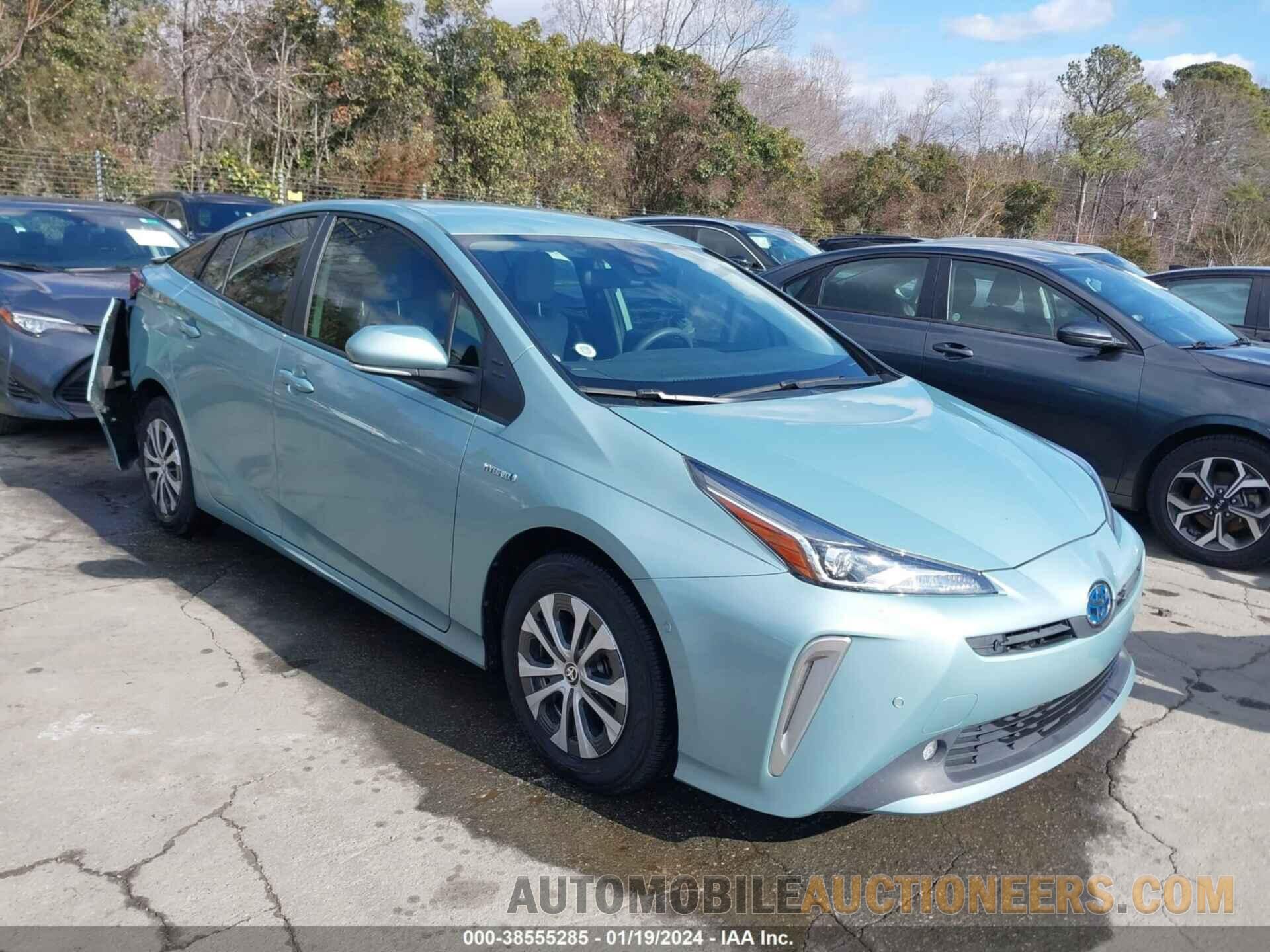 JTDL9MFU6M3030614 TOYOTA PRIUS 2021