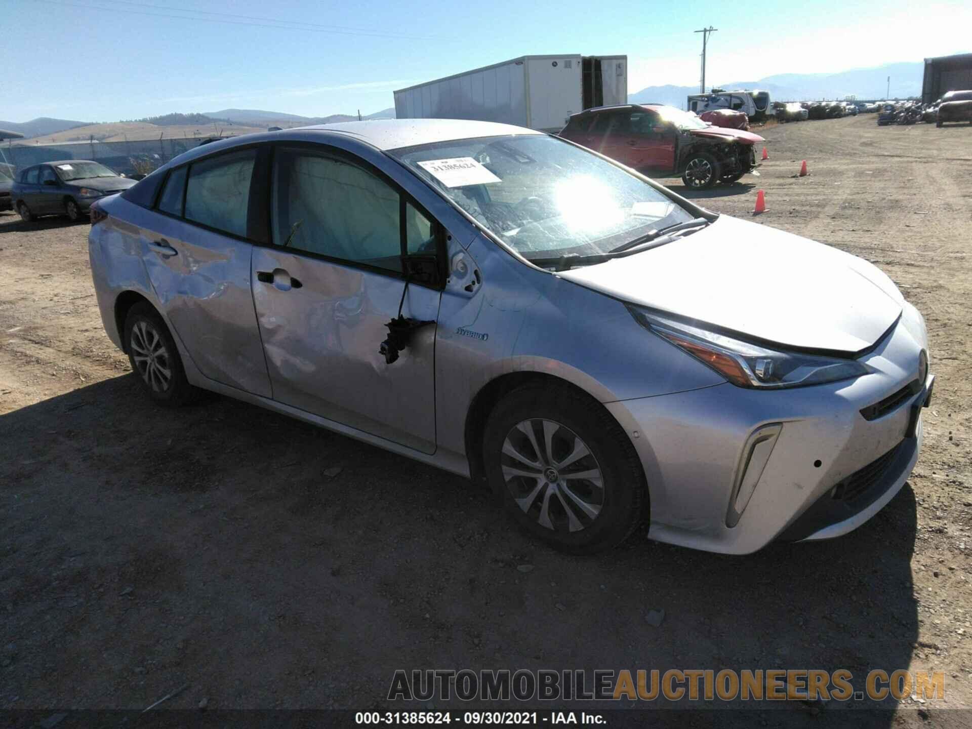 JTDL9MFU9M3026637 TOYOTA PRIUS 2021