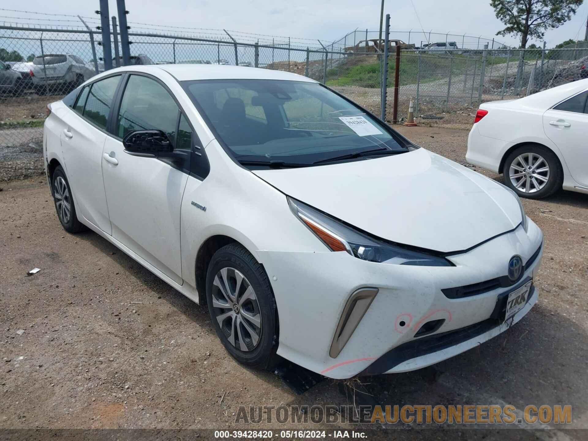 JTDL9MFU9M3027805 TOYOTA PRIUS 2021