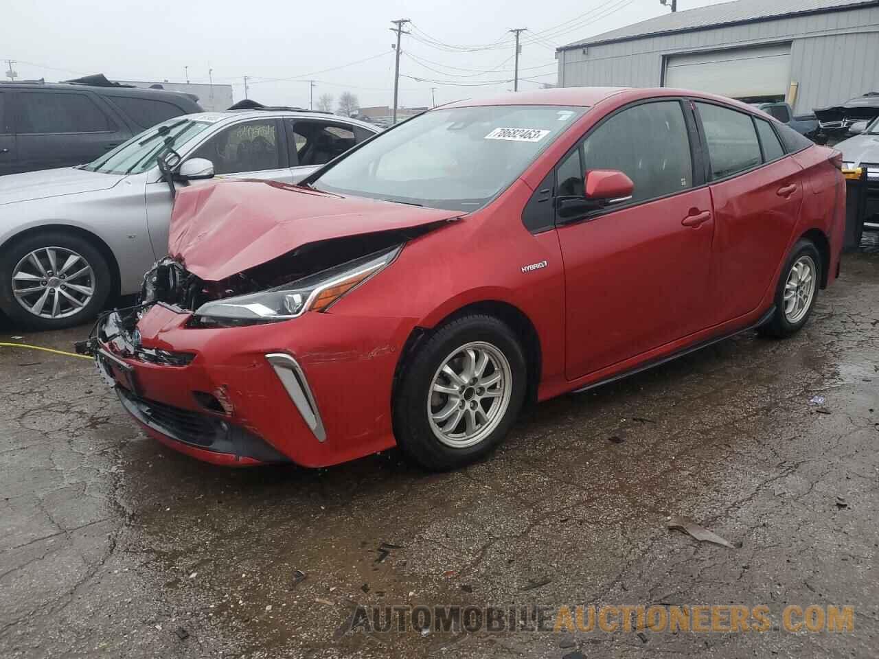 JTDL9MFUXM3022757 TOYOTA PRIUS 2021