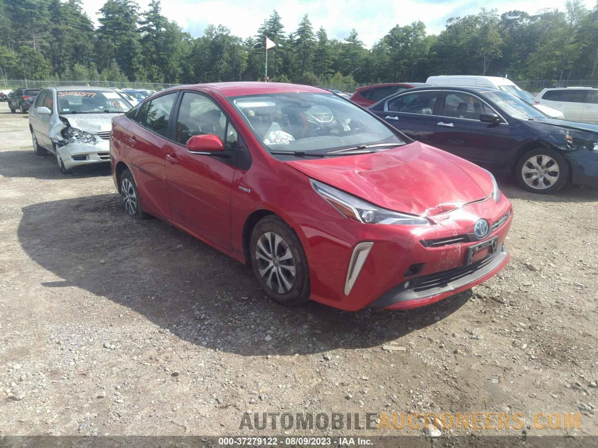 JTDL9MFUXM3026176 TOYOTA PRIUS 2021