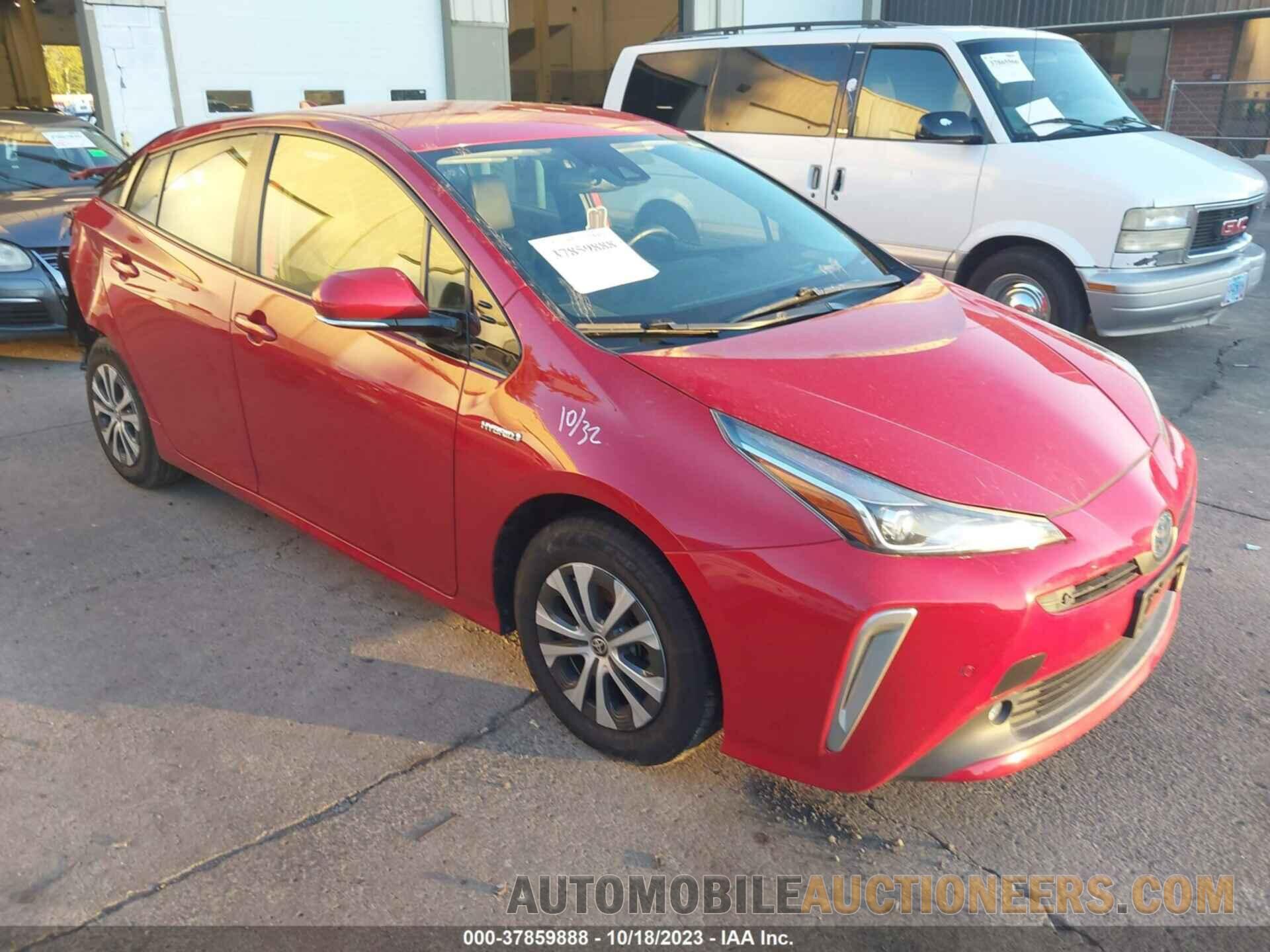 JTDL9RFU1K3012466 TOYOTA PRIUS 2019