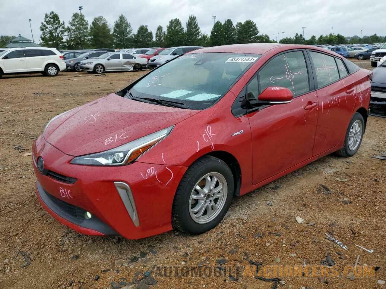 JTDL9RFU1K3012631 TOYOTA PRIUS 2019