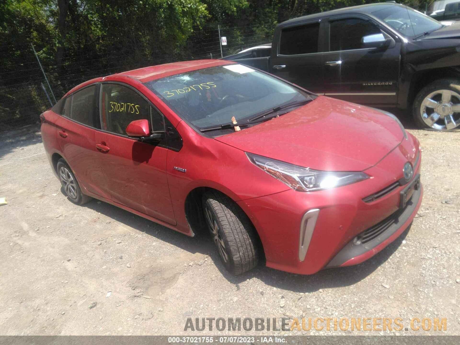 JTDL9RFU2K3003842 TOYOTA PRIUS 2019