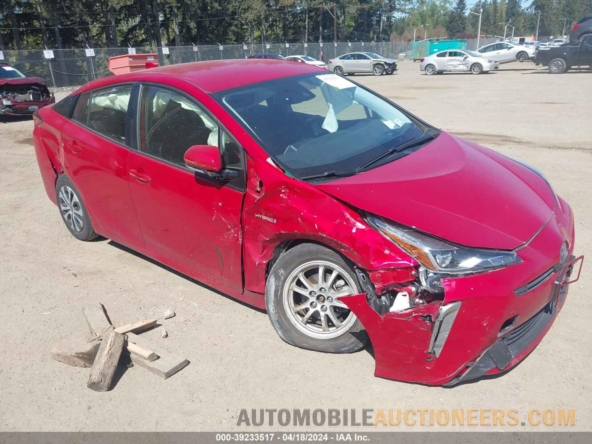 JTDL9RFU2K3007969 TOYOTA PRIUS 2019