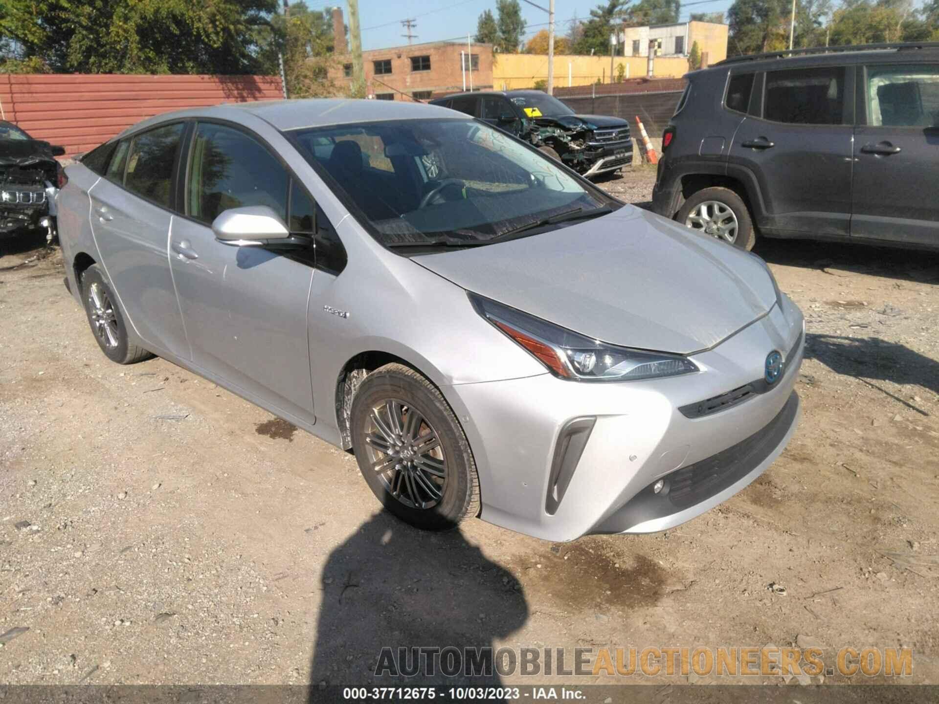 JTDL9RFU2K3011617 TOYOTA PRIUS 2019