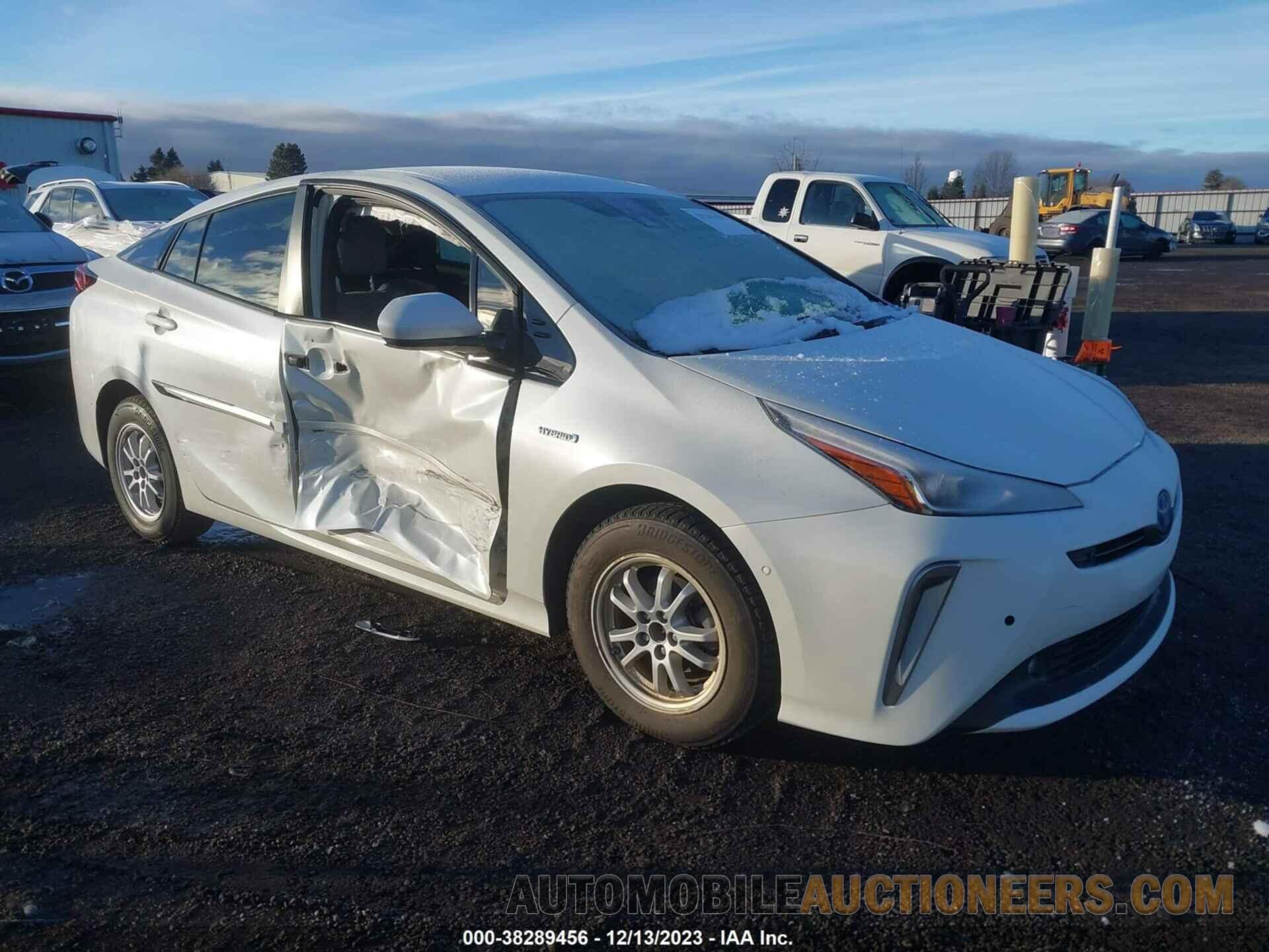 JTDL9RFU2L3013336 TOYOTA PRIUS 2020