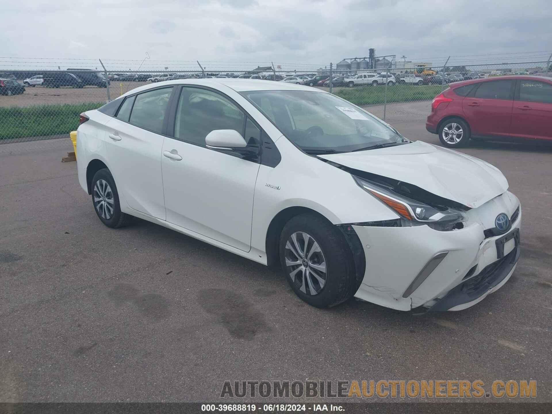 JTDL9RFU3K3010637 TOYOTA PRIUS 2019