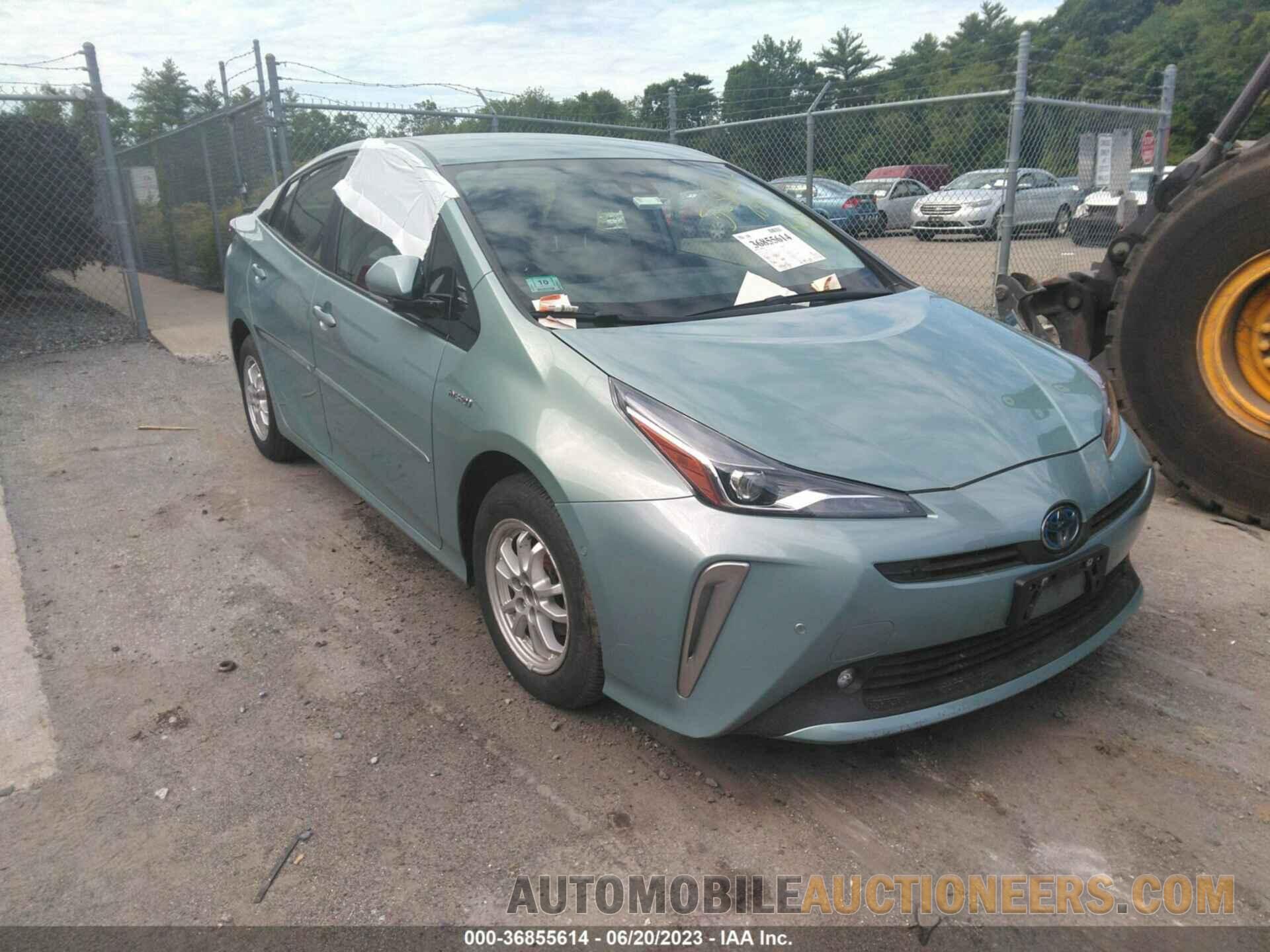 JTDL9RFU3K3012291 TOYOTA PRIUS 2019