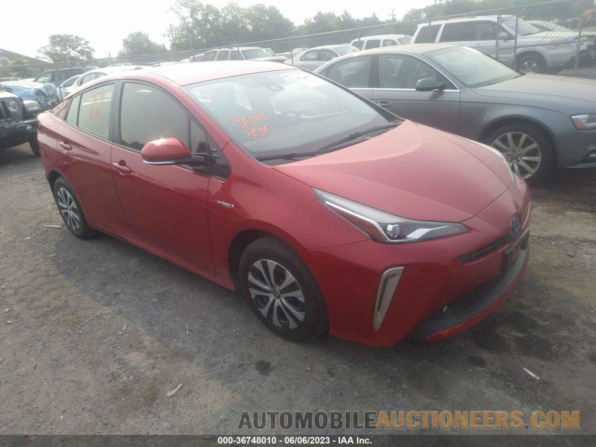 JTDL9RFU3L3016410 TOYOTA PRIUS 2020