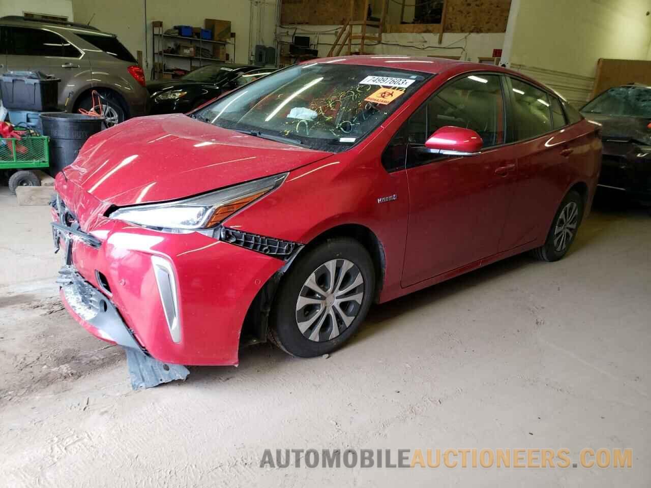 JTDL9RFU3L3017279 TOYOTA PRIUS 2020