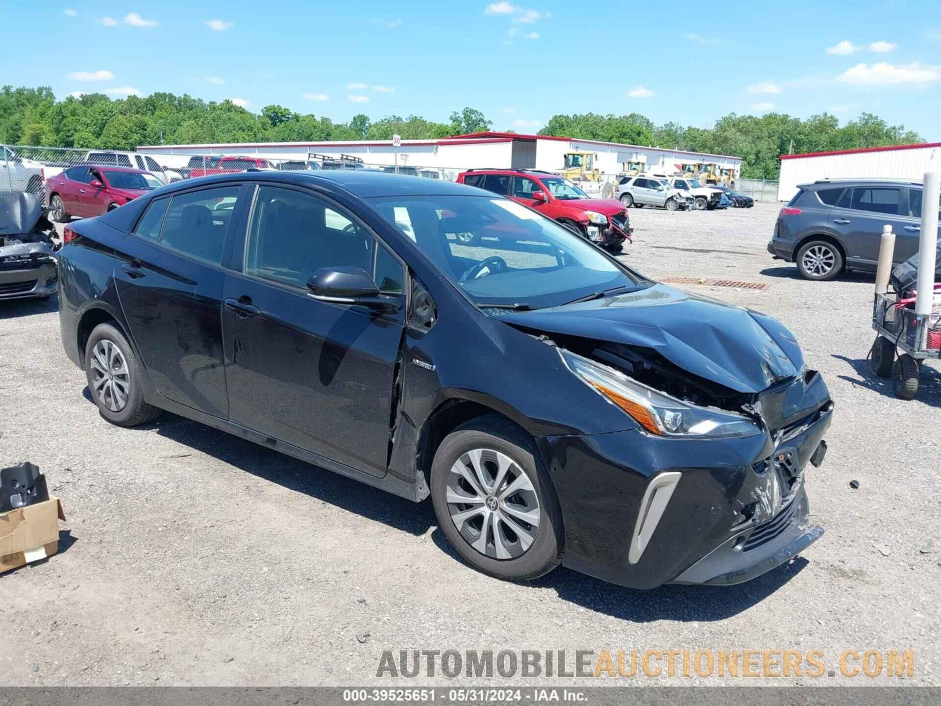 JTDL9RFU3L3018979 TOYOTA PRIUS 2020