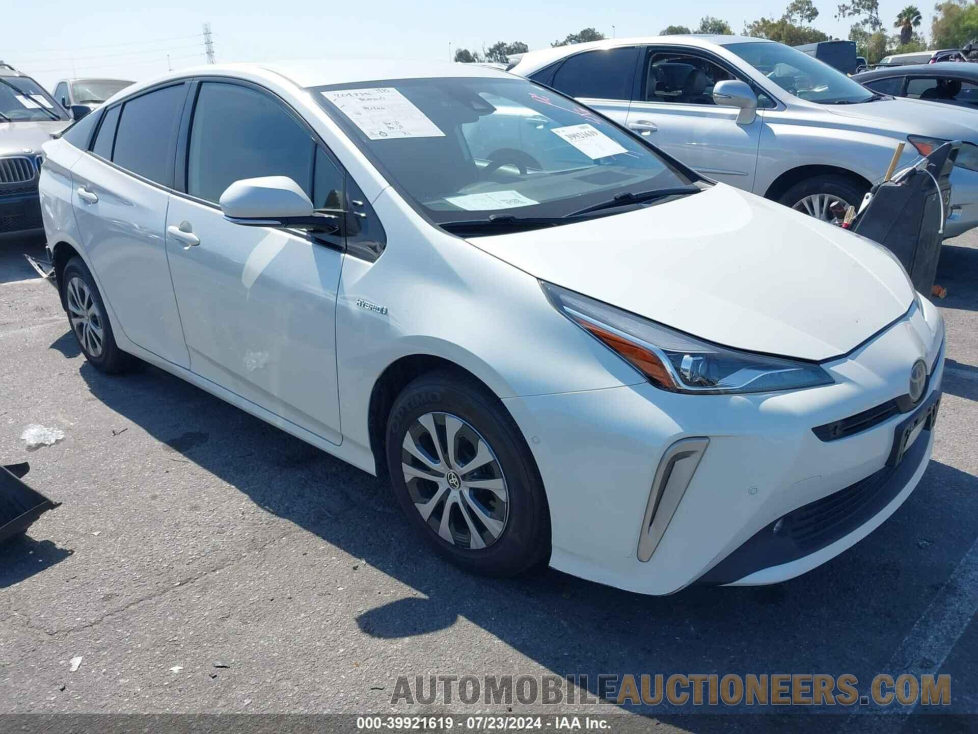 JTDL9RFU5L3016196 TOYOTA PRIUS 2020