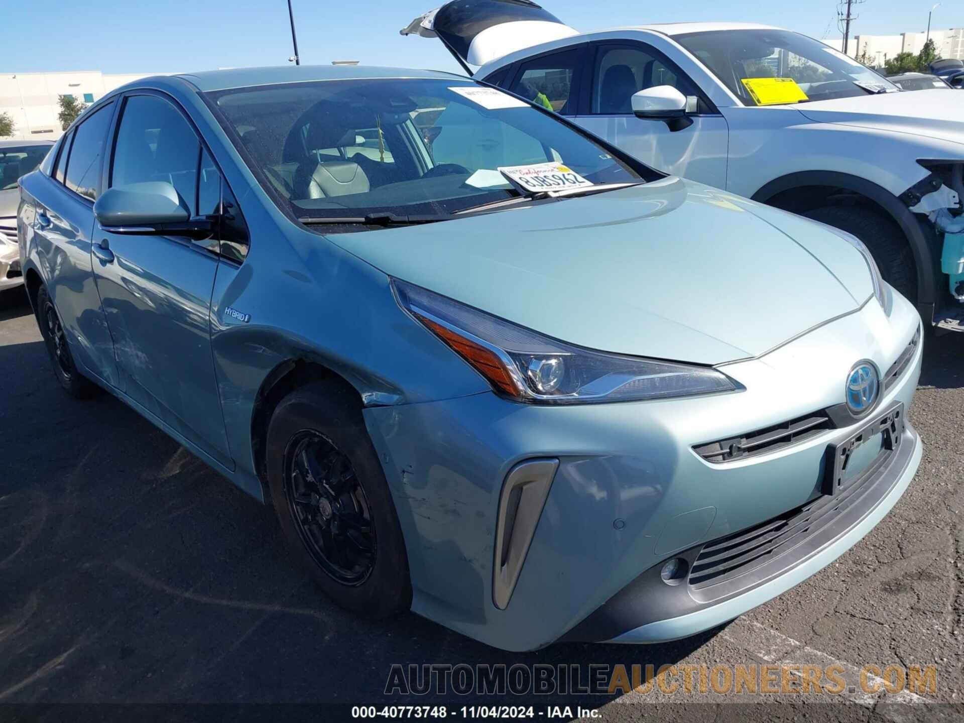 JTDL9RFU6K3000121 TOYOTA PRIUS 2019