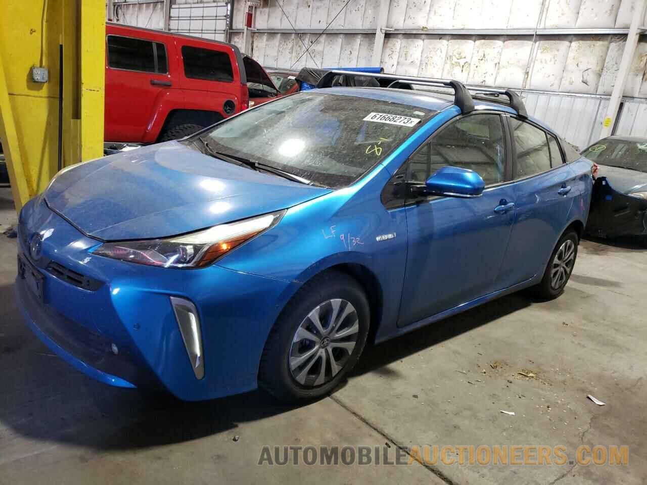 JTDL9RFU6K3006162 TOYOTA PRIUS 2019