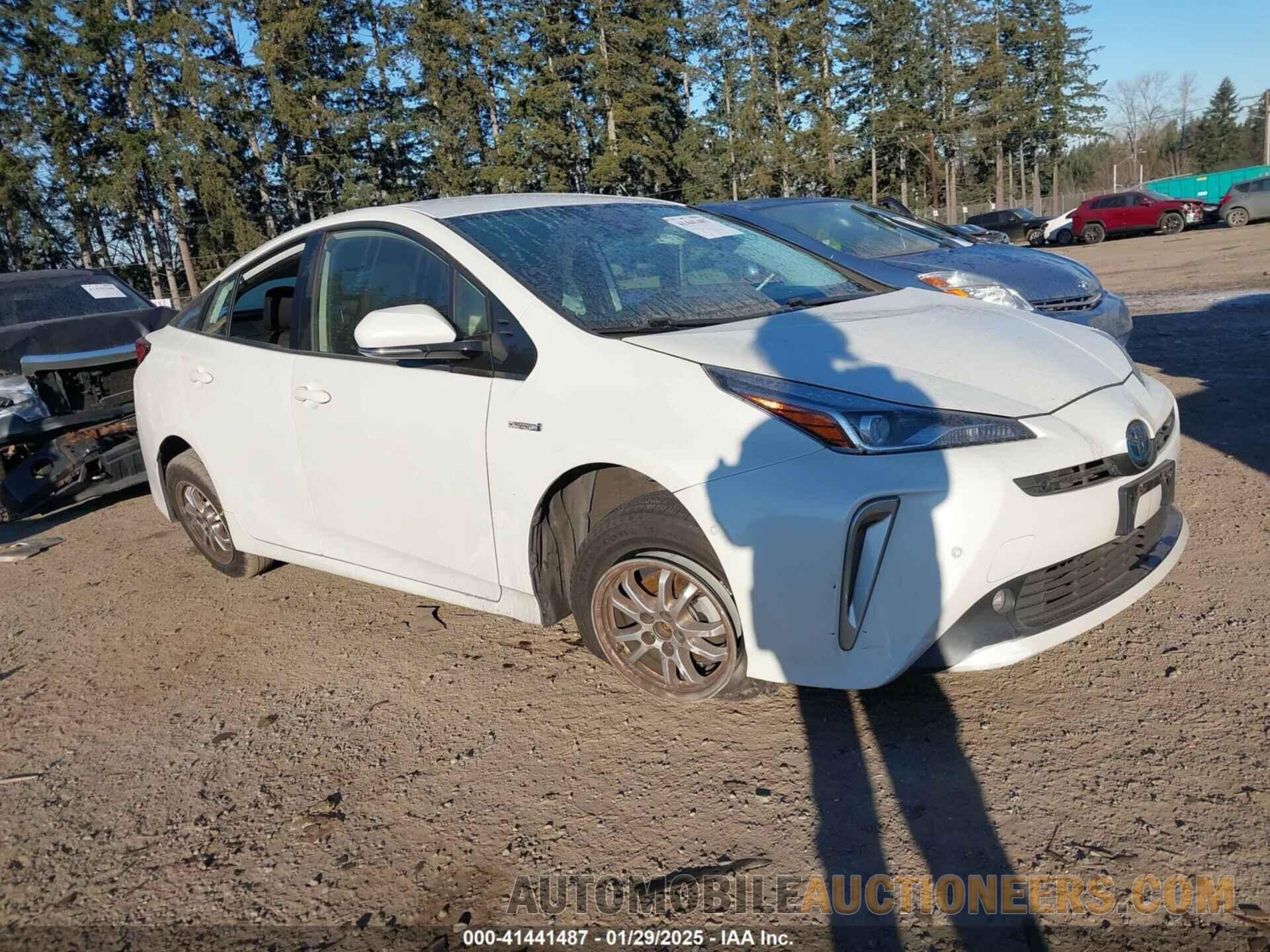 JTDL9RFU6K3006226 TOYOTA PRIUS 2019