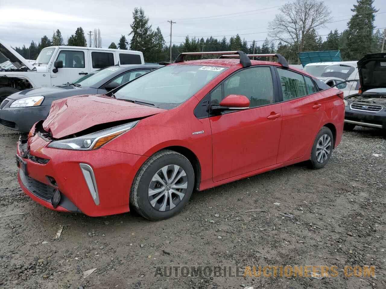 JTDL9RFU8K3004042 TOYOTA PRIUS 2019