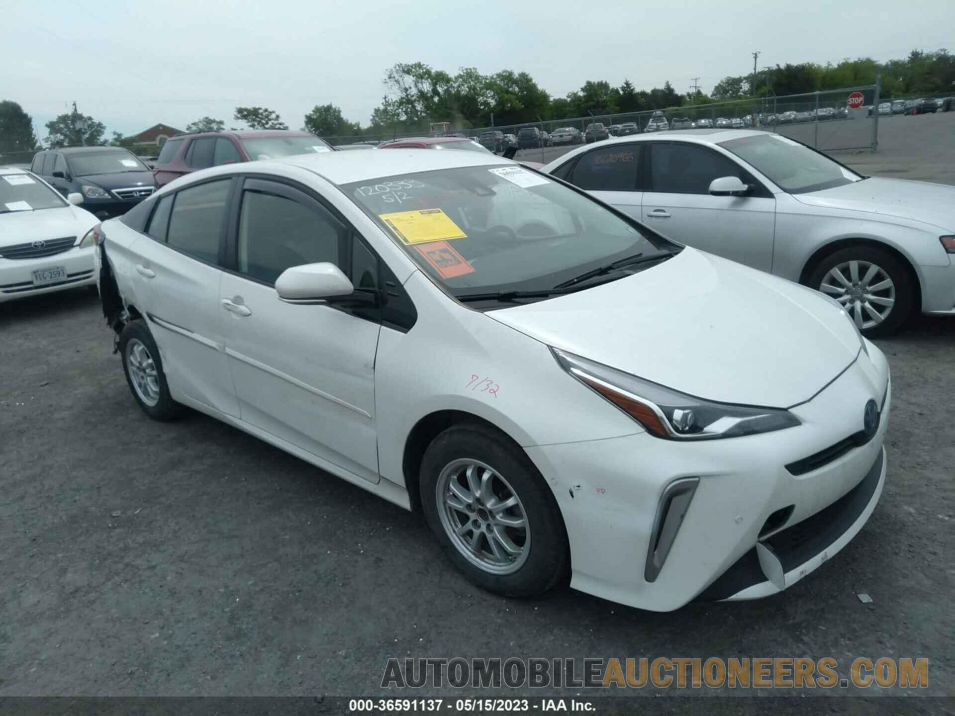 JTDL9RFU8K3008284 TOYOTA PRIUS 2019