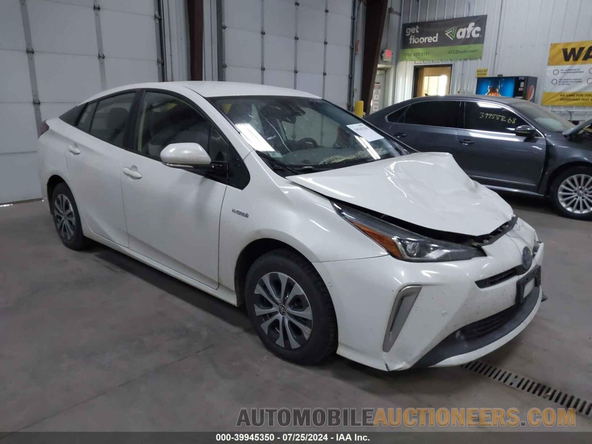 JTDL9RFU8L3021814 TOYOTA PRIUS 2020