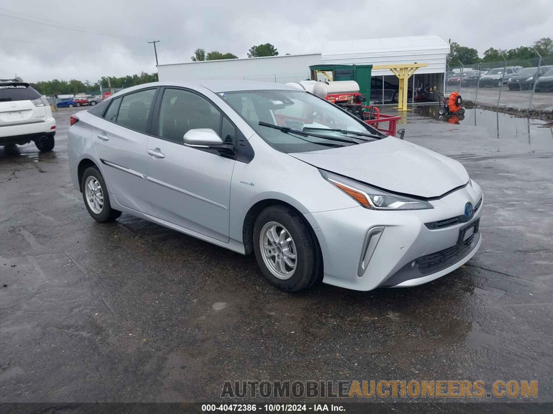 JTDL9RFU9K3005572 TOYOTA PRIUS 2019