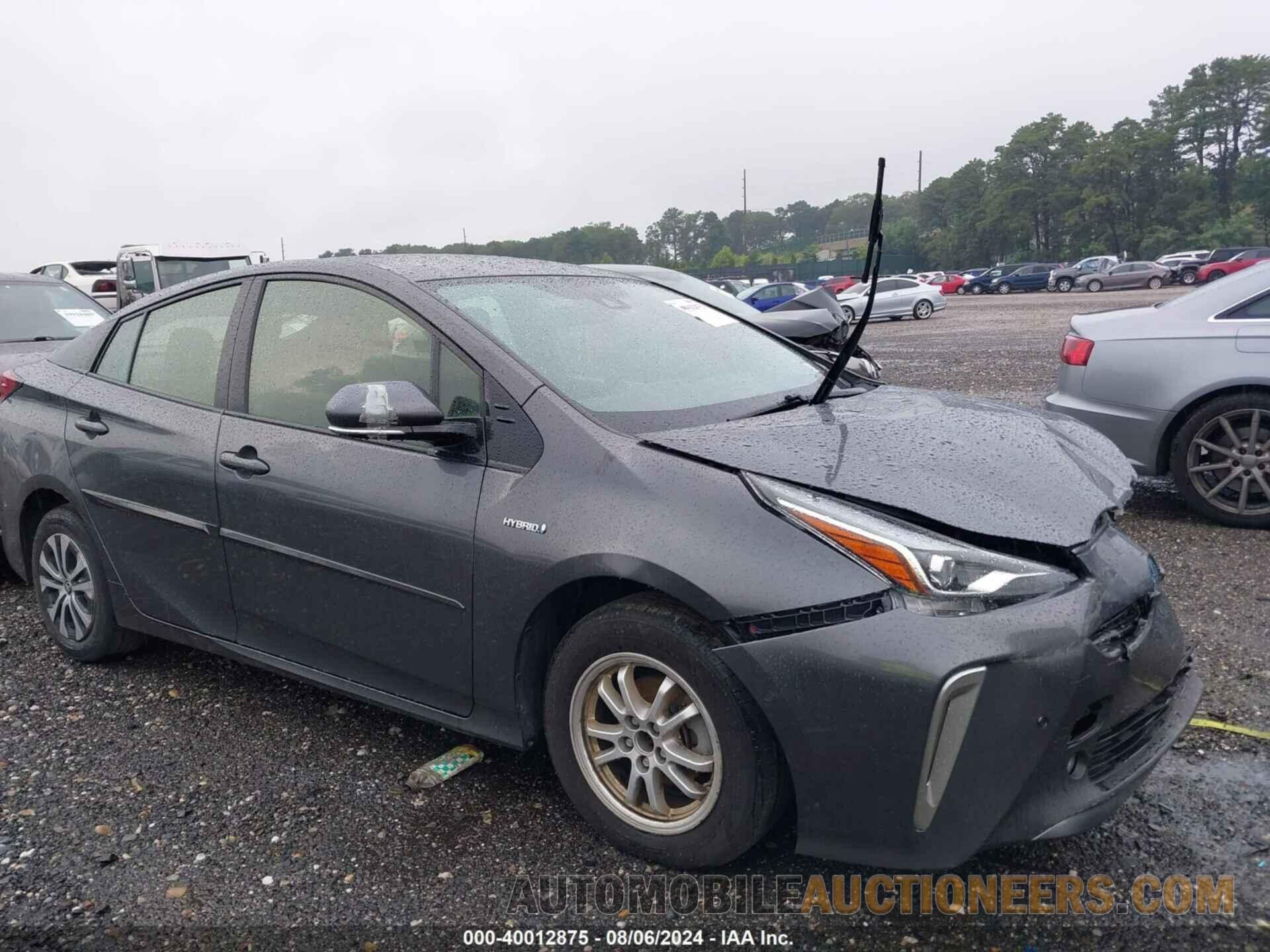 JTDL9RFU9L3015374 TOYOTA PRIUS 2020