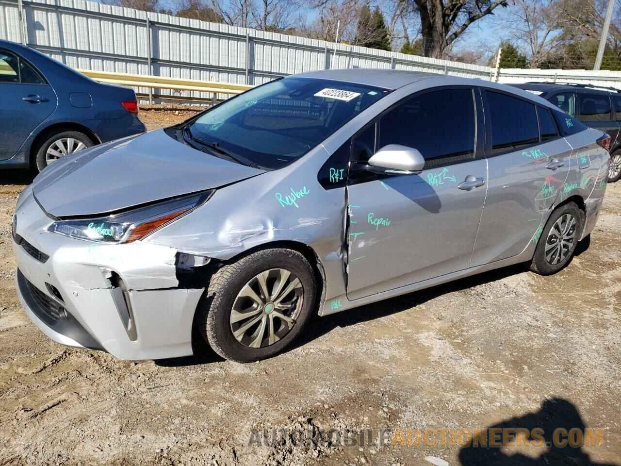 JTDL9RFUXK3004348 TOYOTA PRIUS 2019