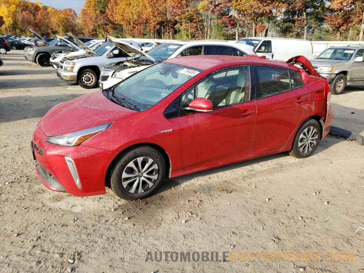 JTDL9RFUXK3012501 TOYOTA PRIUS 2019