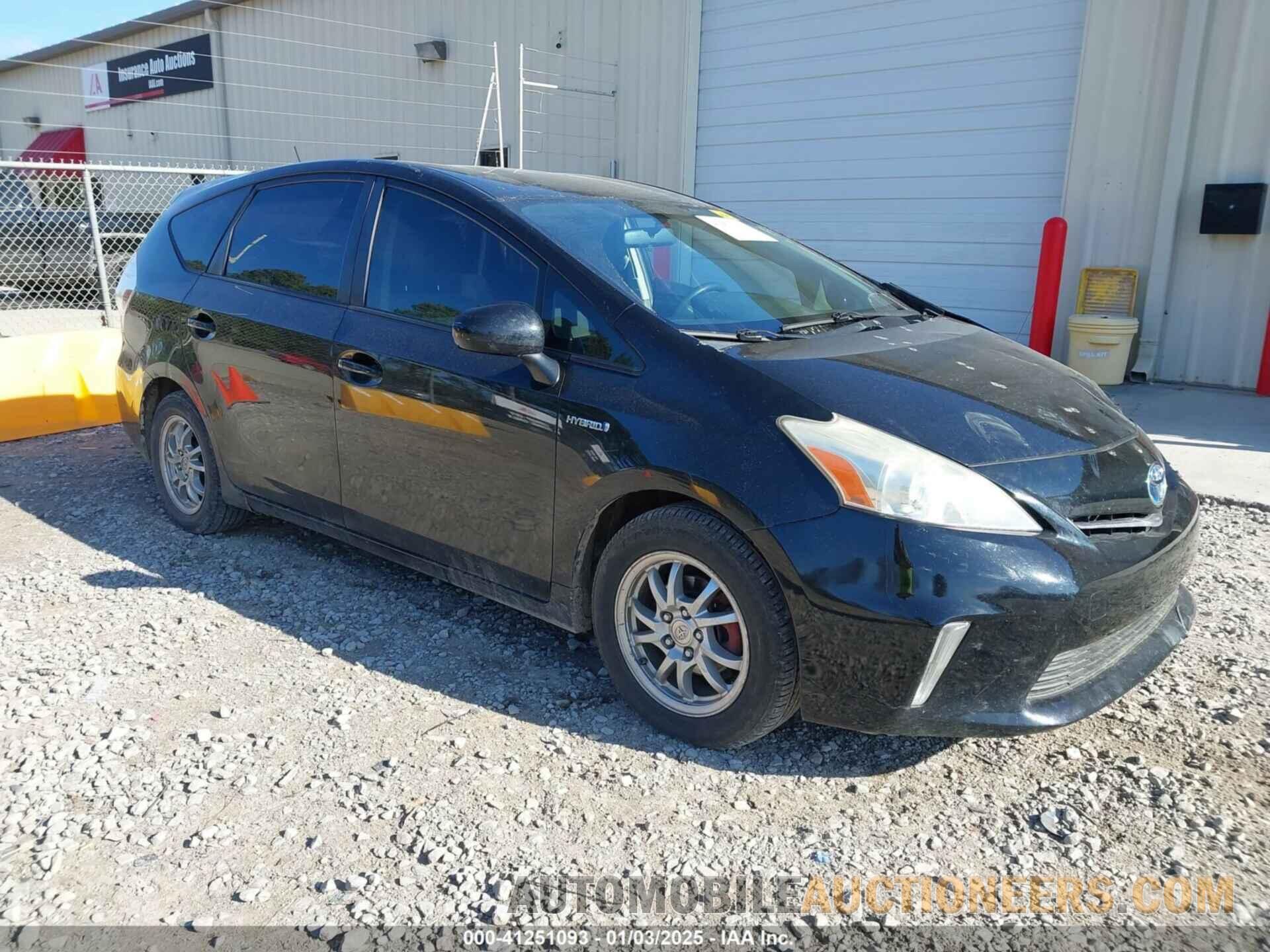 JTDZN3EU0C3042810 TOYOTA PRIUS V 2012