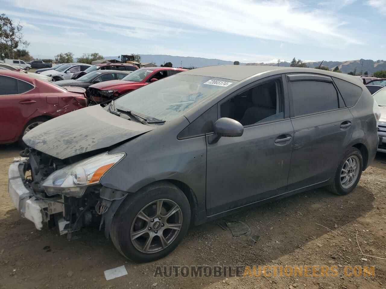 JTDZN3EU0C3087195 TOYOTA PRIUS 2012