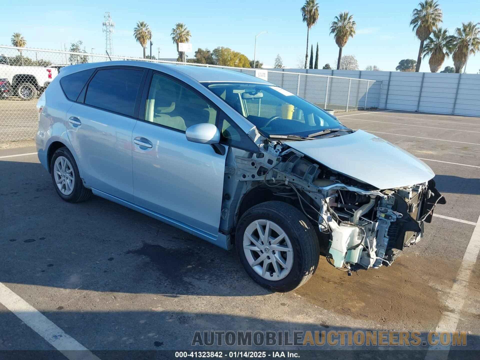 JTDZN3EU0C3120325 TOYOTA PRIUS V 2012