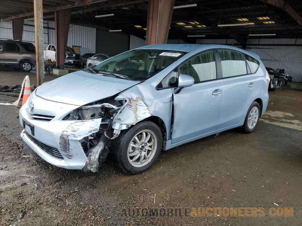 JTDZN3EU0C3125833 TOYOTA PRIUS 2012