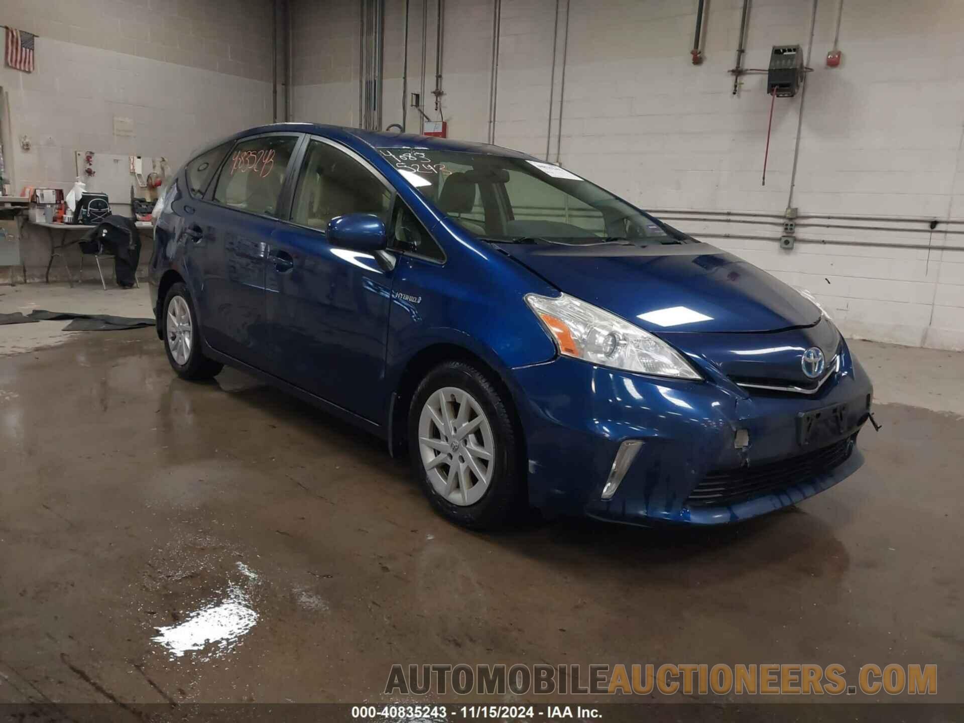 JTDZN3EU0C3181349 TOYOTA PRIUS V 2012