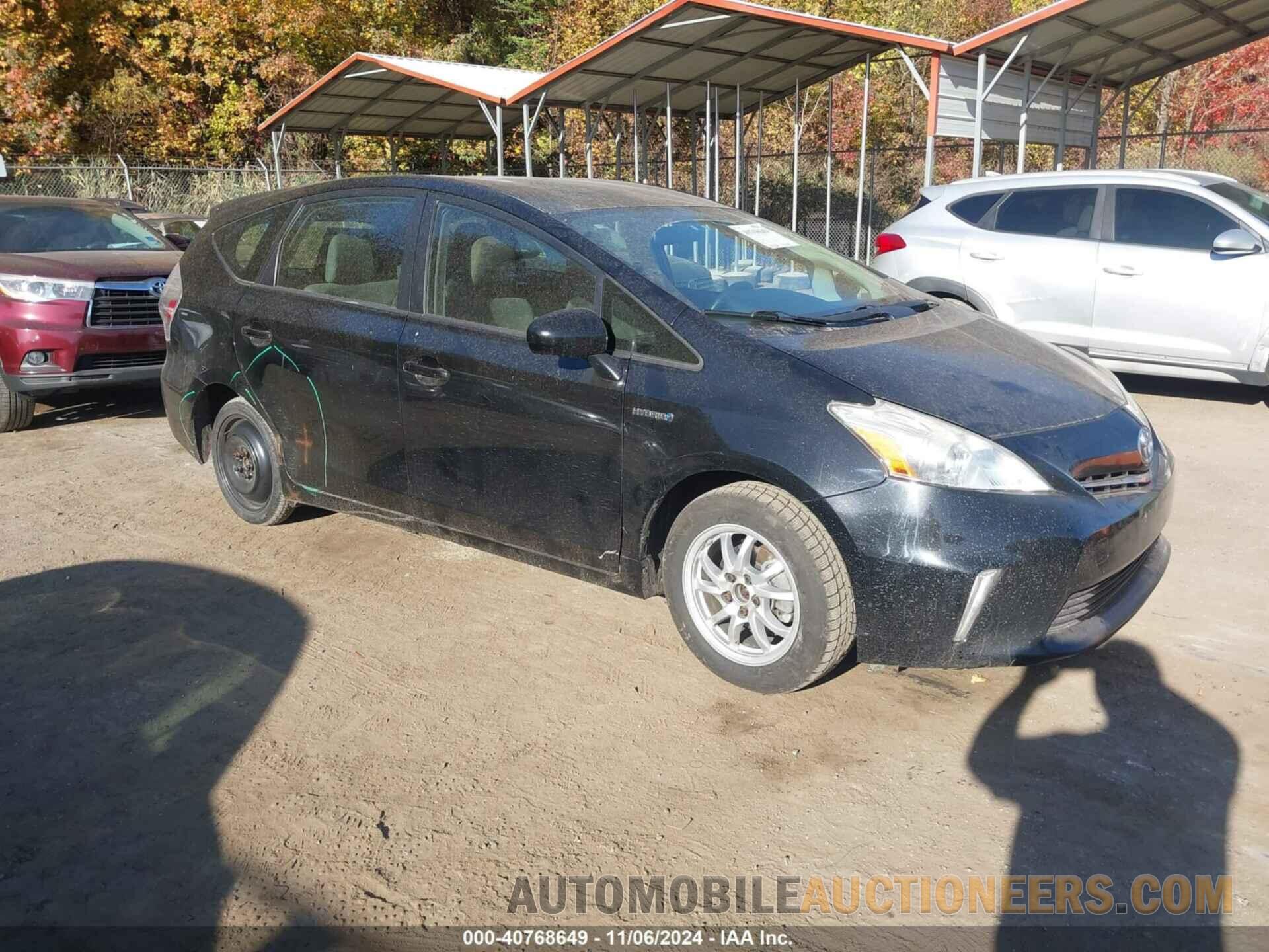 JTDZN3EU0D3188996 TOYOTA PRIUS V 2013