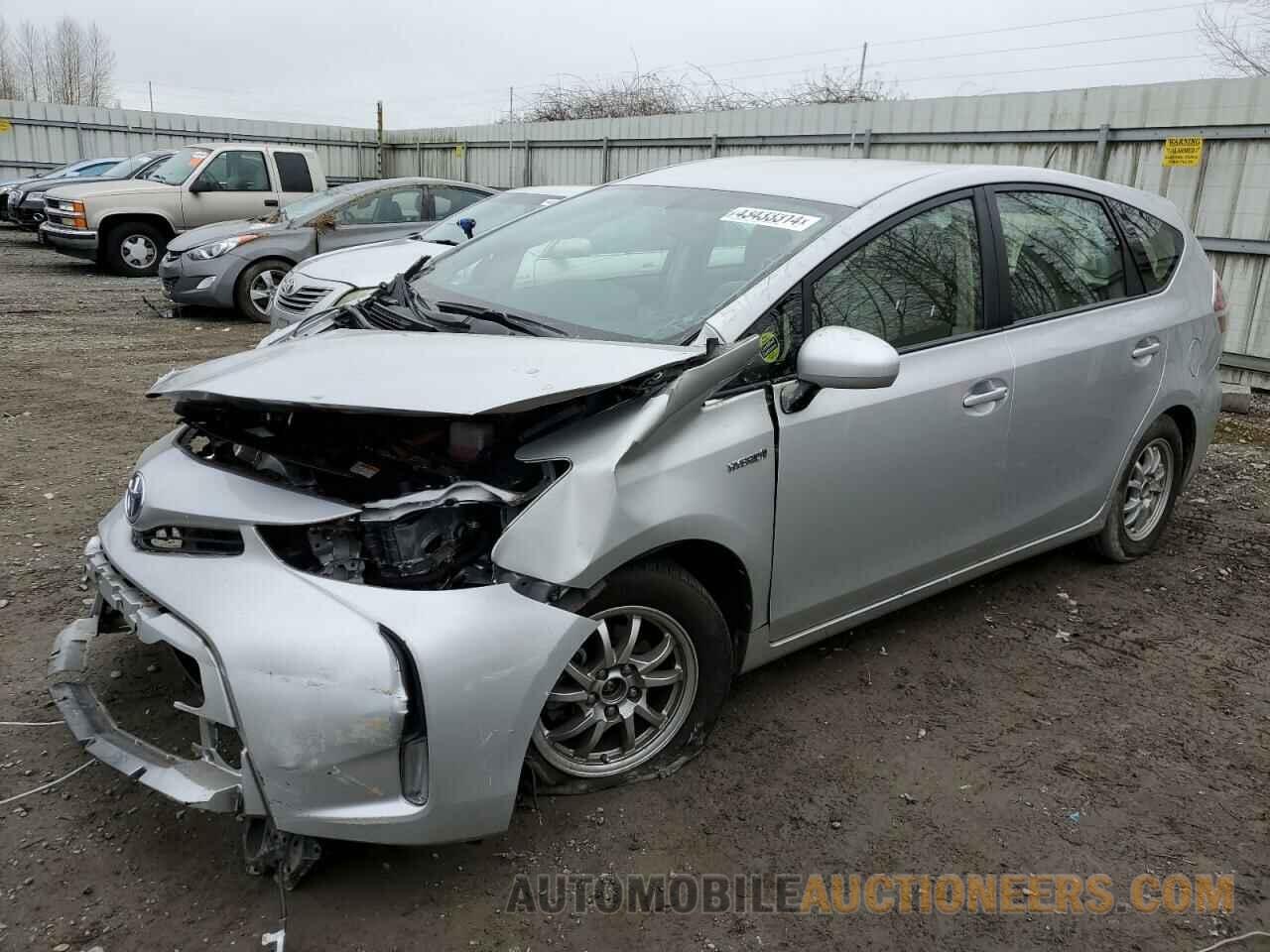 JTDZN3EU0FJ022072 TOYOTA PRIUS 2015