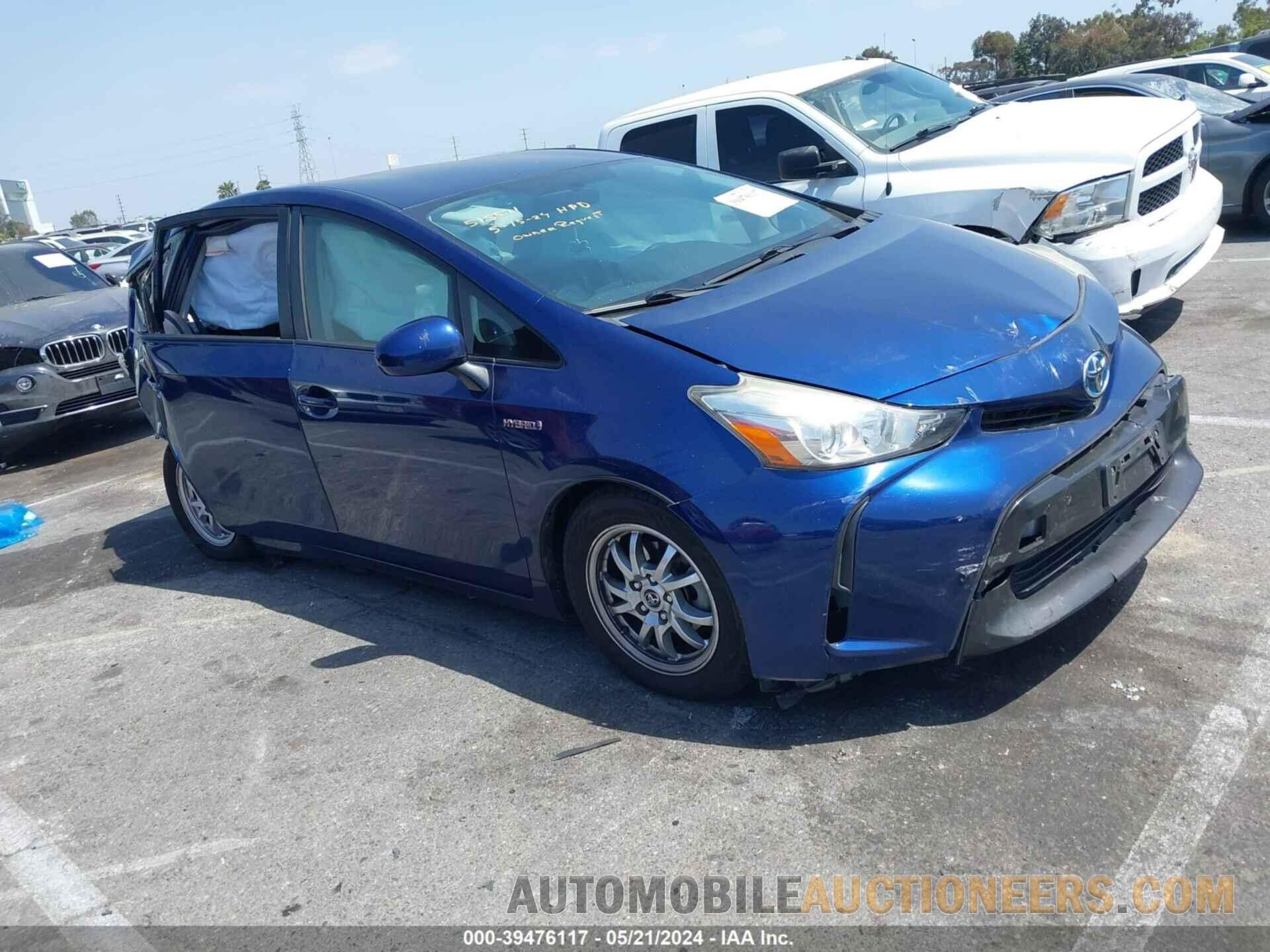 JTDZN3EU0FJ026851 TOYOTA PRIUS V 2015