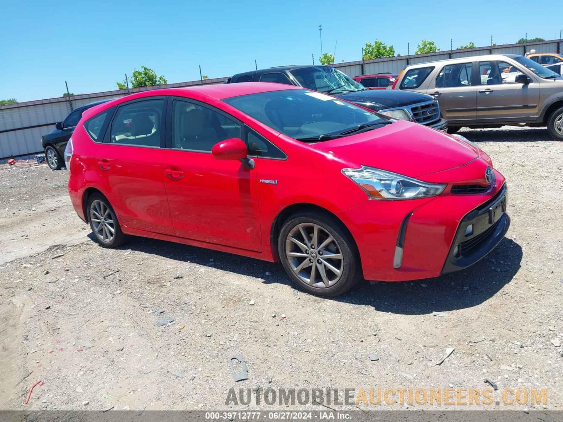 JTDZN3EU0FJ033637 TOYOTA PRIUS V 2015