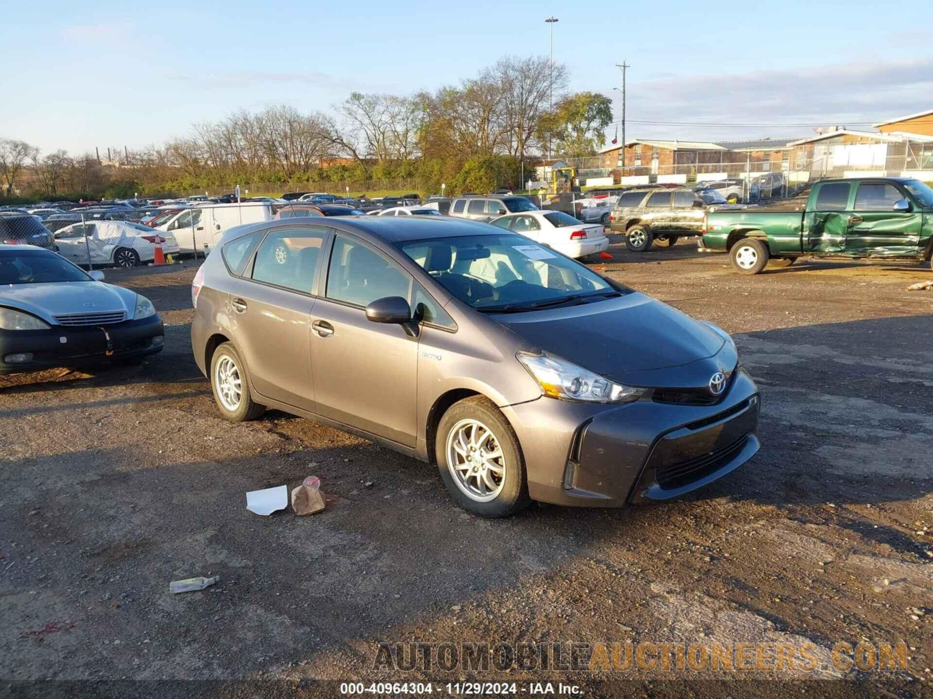 JTDZN3EU0GJ047846 TOYOTA PRIUS V 2016