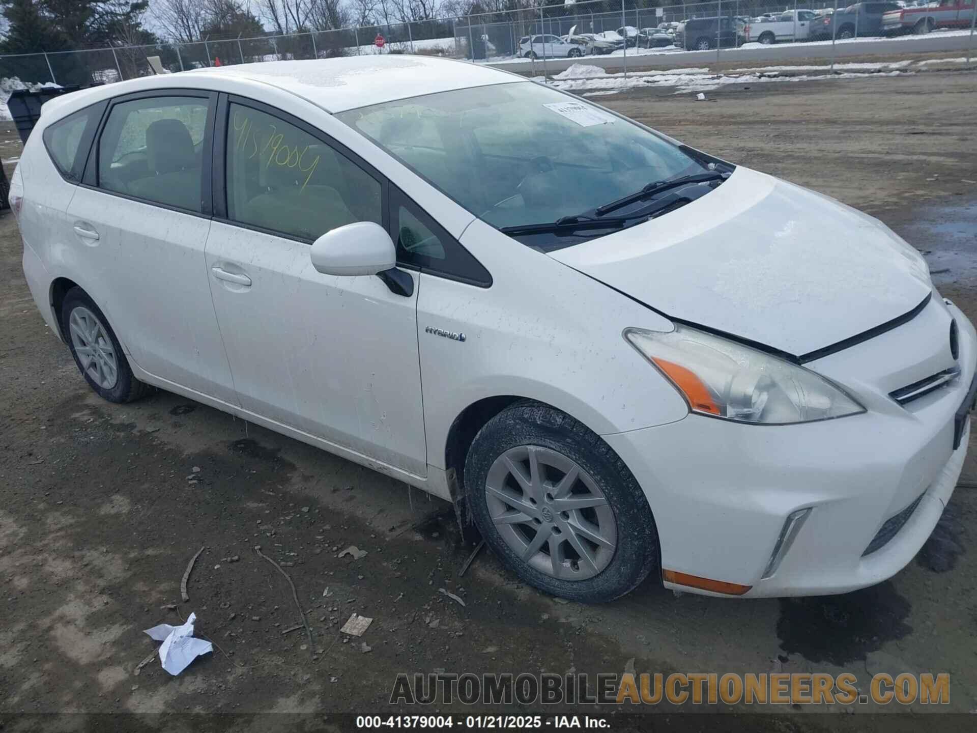 JTDZN3EU1C3066565 TOYOTA PRIUS V 2012