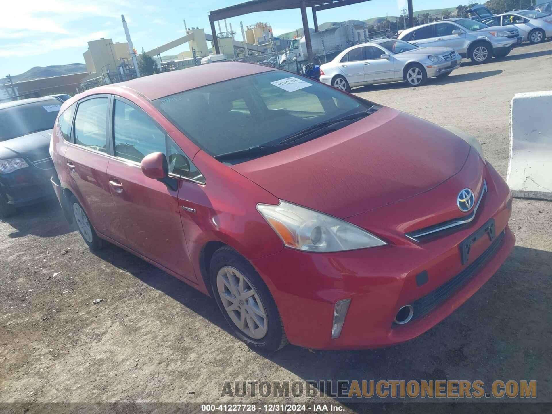 JTDZN3EU1C3129857 TOYOTA PRIUS V 2012