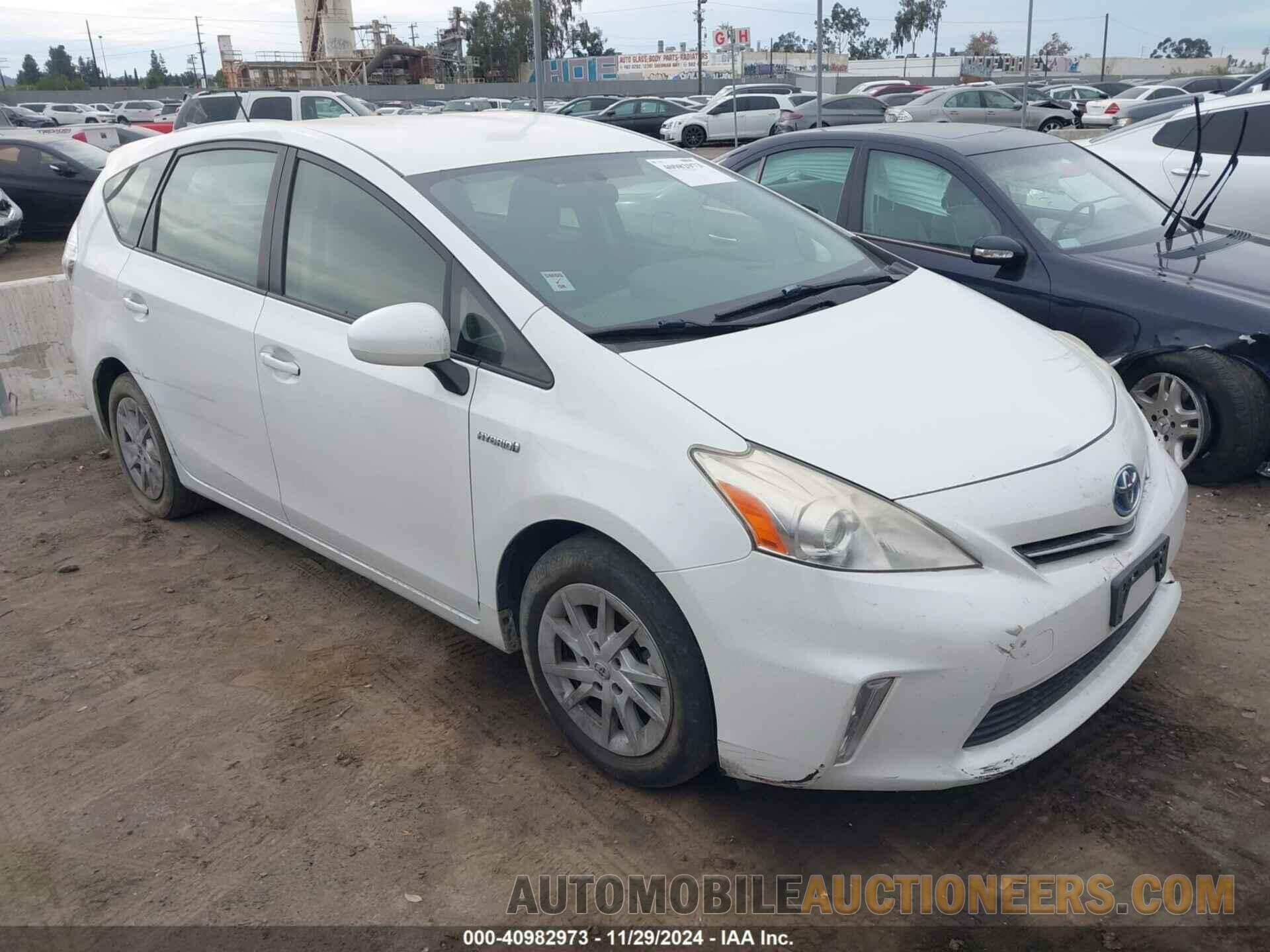 JTDZN3EU1E3297193 TOYOTA PRIUS V 2014