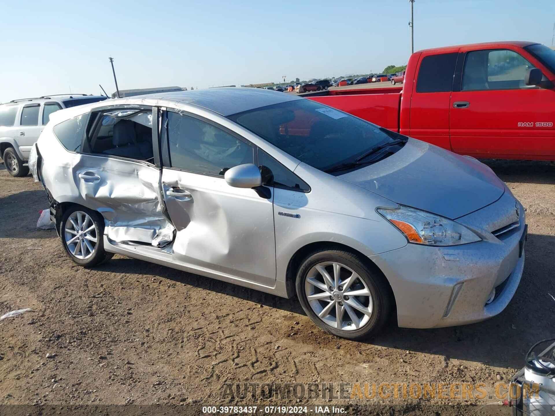 JTDZN3EU1EJ011855 TOYOTA PRIUS V 2014