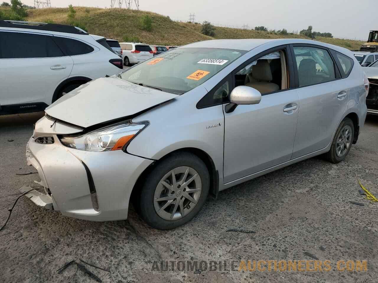 JTDZN3EU1FJ015955 TOYOTA PRIUS 2015