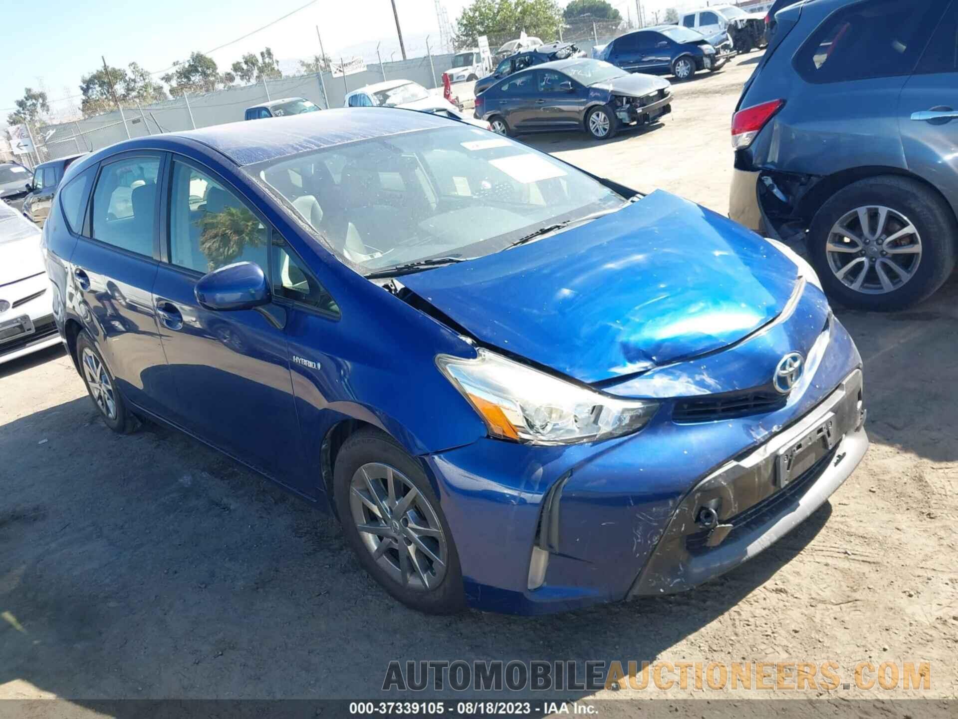 JTDZN3EU1FJ022162 TOYOTA PRIUS V 2015